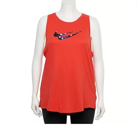 NWT Nike Dri-Fit Graphic Swoosh Training Muscle Tank - Picture 1 of 7